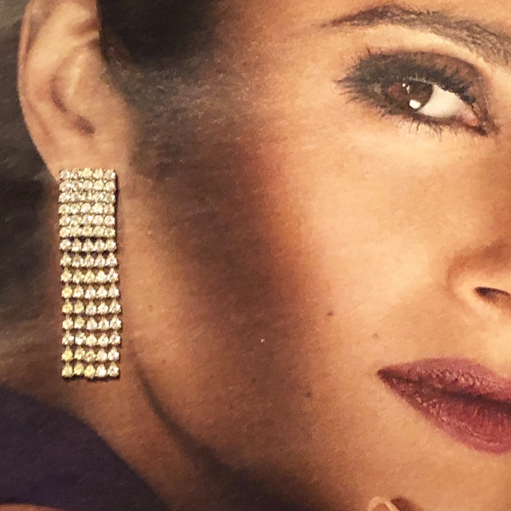 Gorgeous Strass rhinestone drop earrings